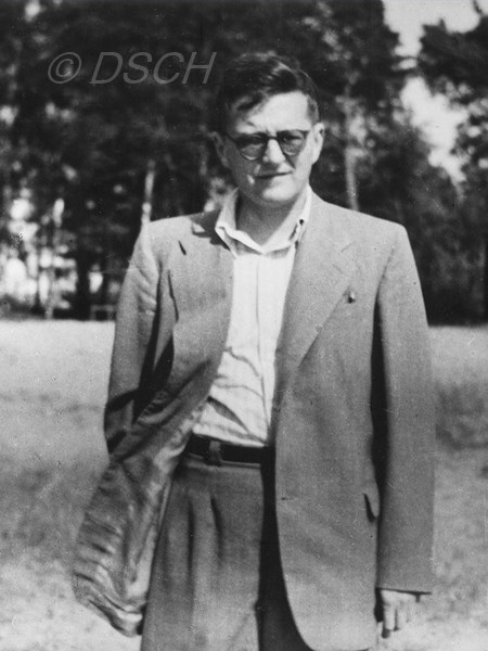 <p>Shostakovich in Kellomyaki. 1947.<br />Photo by N. Shost…</p>