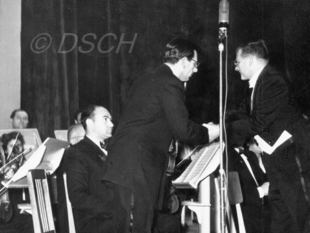 <p>After performance of the Second Piano Concerto. Ki…</p>