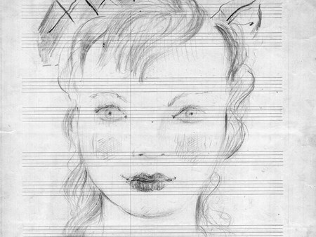 <p>Portrait of Galina Shostakovich. Drawing by Peter …</p>