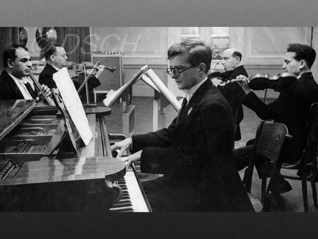 <p>During the performance of the Quintet by the Glazu…</p>