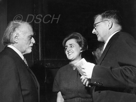 <p>Meeting with Zoltán Kodály on 6 October 1961.</p>