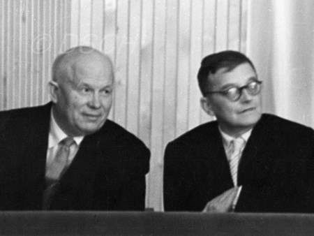 <p>With N.S.Khrushchev in a box of the Kremlin Theatr…</p>