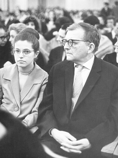 <p>Irina Antonovna and Dmitri Dmitriyevich in the Gra…</p>