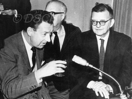 <p>During a meeting with Benjamin Britten at the Unio…</p>