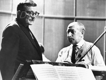 <p>On the stage of the Maly Hall during a night rehea…</p>