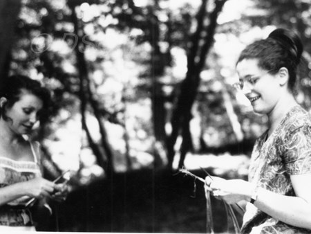 <p>During a cook-out at Parzlich Lake: Tamara Kholodi…</p>