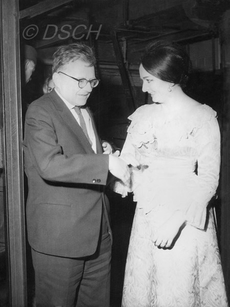 <p>Dmitri Shostakovich and the performer of Katerina’…</p>