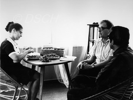 <p>With Irina Antonovna and Andrei Petrov. 1960s.<br />Phot…</p>