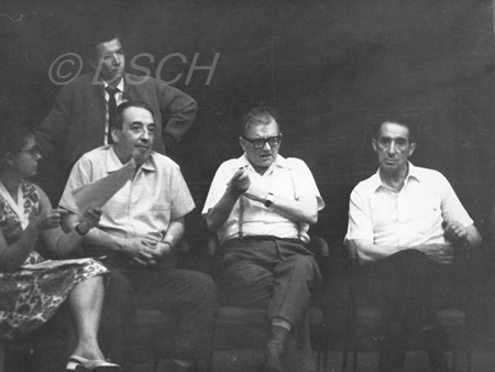 <p>Irina Shostakovich, Isaak Glikman, Dmitri Shostako…</p>