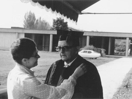 <p>Before the ceremony at Northwestern University. 16…</p>