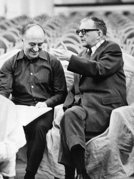 <p>Rudolph Barshai, Dmitri Shostakovich, Yevgeni Nest…</p>