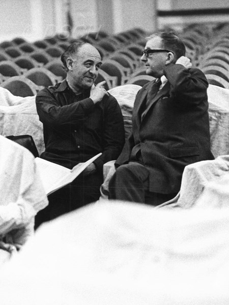 <p>Rudolph Barshai, Dmitri Shostakovich, Yevgeni Nest…</p>