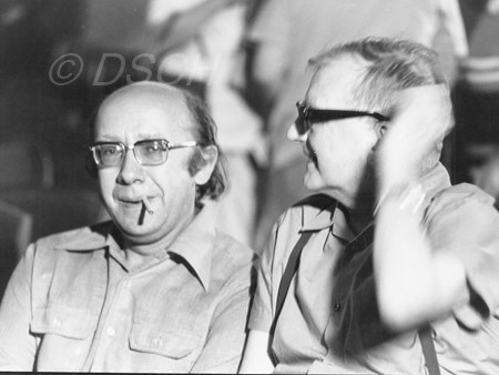 <p>With Gennadi Rozhdestvensky during a rehearsal of …</p>