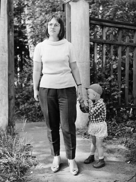 <p>Galina Shostakovich with her son Nikolai.<br />Photo by …</p>