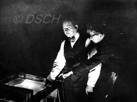 <p>Shostakovich gives instructions to Aleksandr Gauk …</p>