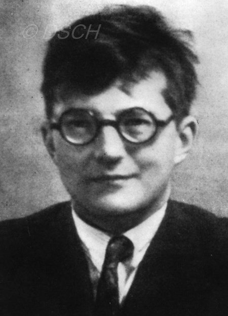 <p>Shostakovich in the first half of the 1920s.</p>